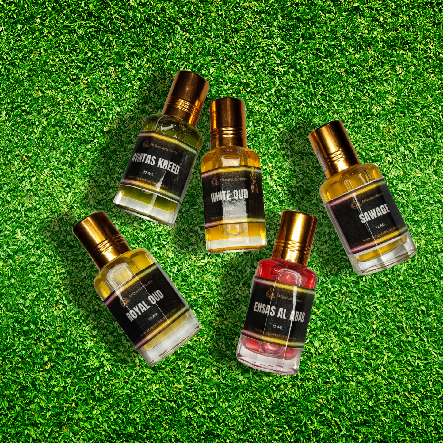 Mega Fragrance Sale – 5 Original Attars (12ml each)